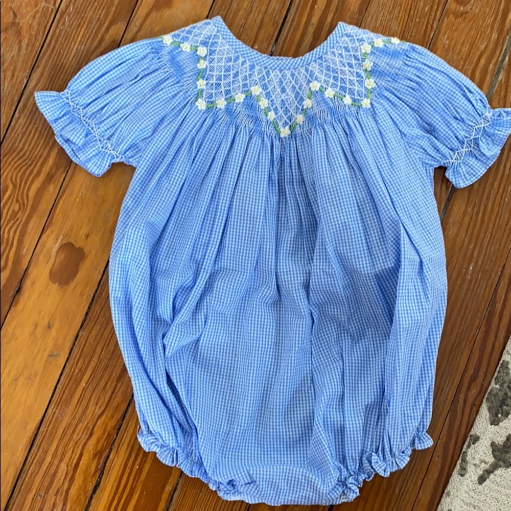 Smockingbird Bubble Dress-6 months